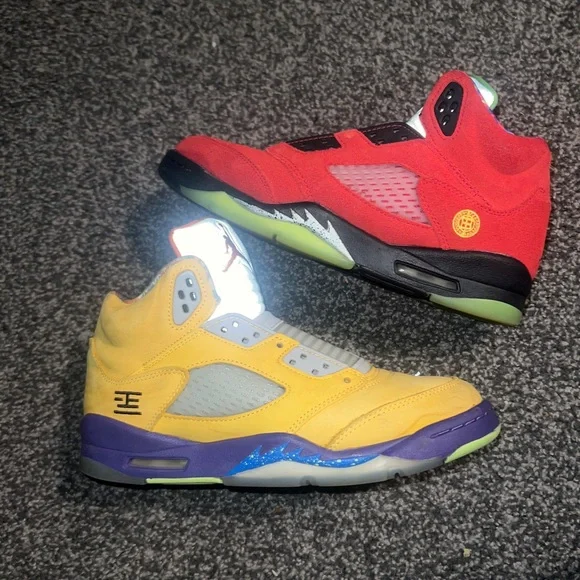 Jordan “what the” 5s mismatch shoes 🔥🔥🔥🔥🔥🔥🔥🔥🔥🔥